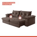 Ver mais imagens de Sofá Retrátil e Reclinável Modulado 2 Lugares 250cm Pés em Madeira Maciça Canadá