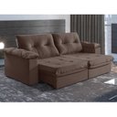 Ver imagem 1 de Sofá Retrátil e Reclinável Modulado 2 Lugares 250cm Pés em Madeira Maciça Canadá