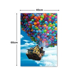 Quadro Tela Decorativa Canvas Up Altas Aventuras para Sala 60x40cm - 2