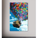 Ver imagem 3 de Quadro Tela Decorativa Canvas Up Altas Aventuras para Sala 60x40cm