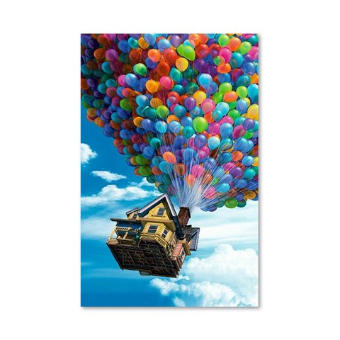 Quadro Tela Decorativa Canvas Up Altas Aventuras para Sala 60x40cm