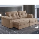 Ver imagem 1 de Sofá Retrátil e Reclinável Modulado 2 Lugares 290cm Pés em Madeira Maciça Canadá 