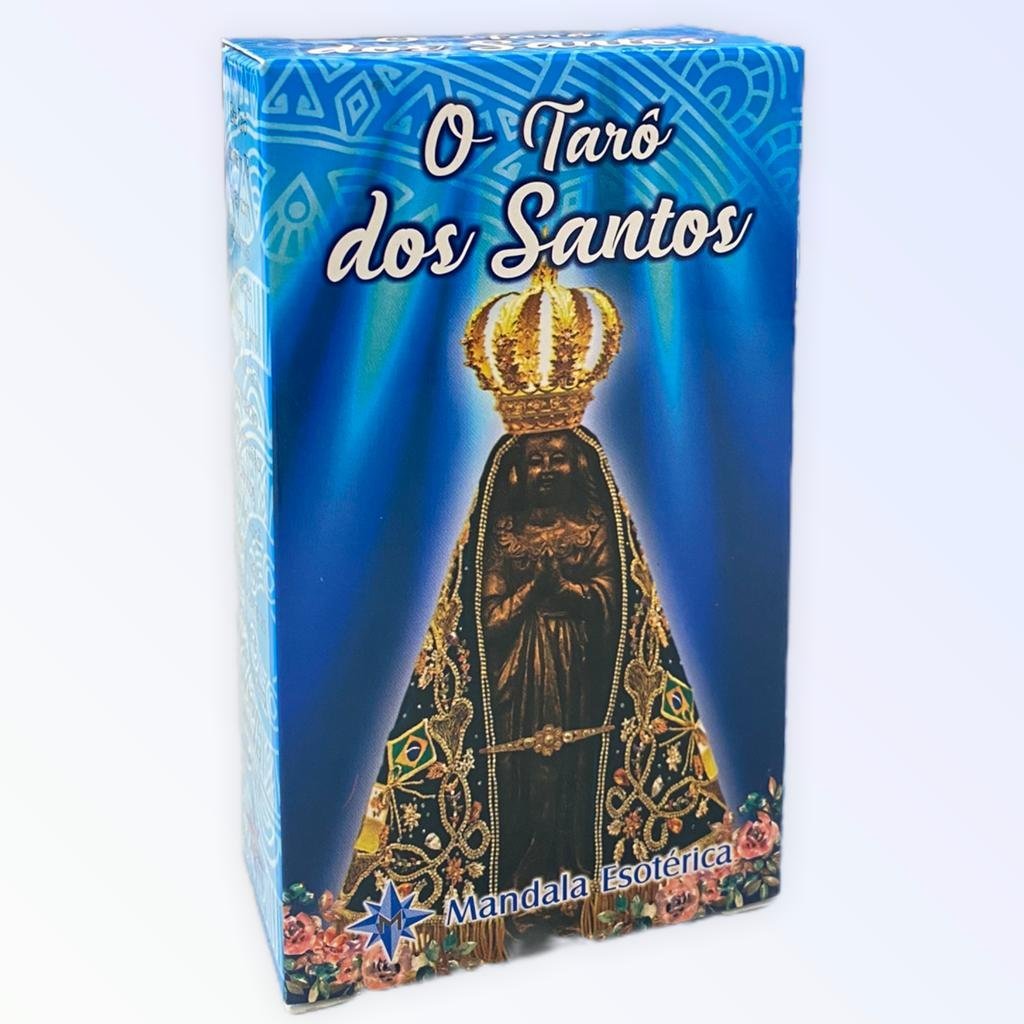 Baralho Tarot dos Santos 78 cartas plastificado com manual Mandala Esotérica - 2