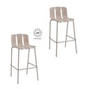 Ver imagem 3 de Kit 2 Banquetas Cadeira para Cozinha Bancada Gourmet Linea Rivatti