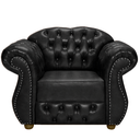 Ver imagem 1 de Poltrona Chesterfield Merlô Via Encanto Courano Preto