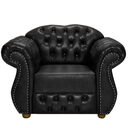 Ver imagem 1 de Poltrona Chesterfield Merlô Via Encanto Courano Preto