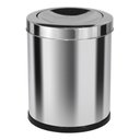 Ver imagem 1 de Lixeira em Inox com Tampa Meia Esfera Inox 13,5 Litros Cor:inox