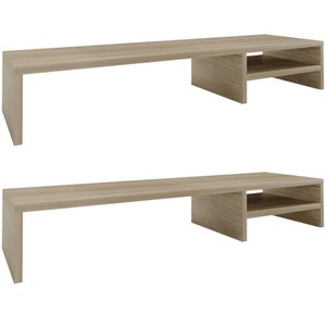 Kit 02 Suportes Para Monitor Stand Home Office Lap 90 cm L03 Amadeirado - Lyam Lyam Decor