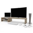 Ver imagem 4 de Kit 02 Suportes Para Monitor Stand Home Office Lap 90 cm L03 Amadeirado - Lyam Lyam Decor