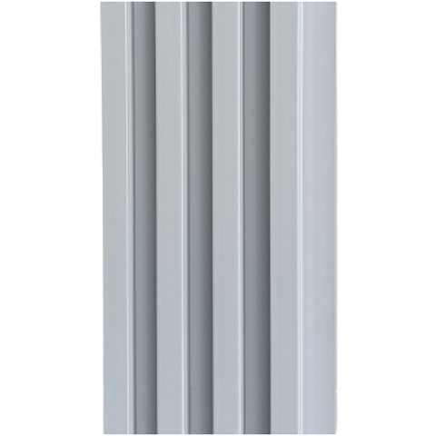 Painel Ripado Eco Placa 290 X 16 X 2,5 Cm Wpc Cinza Médio