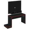 Mesa Gamer com Painel Para TV até 42 Polegadas Flash Espresso Móveis - 4