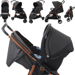 Carrinho Cr3 Cobre Burigotto Moises Bebe Conforto Base Isofix - 3