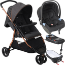 Ver imagem 1 de Carrinho Cr3 Cobre Burigotto Moises Bebe Conforto Base Isofix