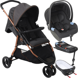 Carrinho Cr3 Cobre Burigotto Moises Bebe Conforto Base Isofix - 1