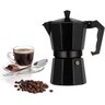 Cafeteira Italiana 6 Xícaras Café Chaleira Aluminio Preta Expresso Bcs - 2