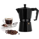 Ver imagem 2 de Cafeteira Italiana 6 Xícaras Café Chaleira Aluminio Preta Expresso Bcs