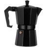 Cafeteira Italiana 6 Xícaras Café Chaleira Aluminio Preta Expresso Bcs - 1