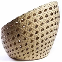 Ver imagem 3 de Kit com 2 Poltronas + Mesa de Centro em Fibra Sintética e Alumínio para Jardim e Varanda