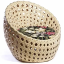 Ver imagem 2 de Kit com 2 Poltronas + Mesa de Centro em Fibra Sintética e Alumínio para Jardim e Varanda