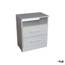 Ver imagem 6 de Mesa de Cabeceira Criado Compacto Quarto Cama Branco