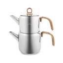 Ver imagem 2 de Chaleira & Bule de Chá Aço Inox Turco Mira Tamanho Medio
