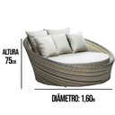 Ver imagem 3 de Kit 4 Cadeiras e Mesa 2 Espreguiçadeiras 1 Chaise Alumínio Trama Original