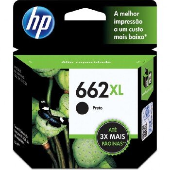 Cartucho De Tinta Hp N 662xl Preto - Cz105ab