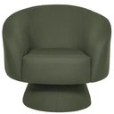 Ver imagem 5 de Poltrona Decorativa Liz Base Fixa Linho Verde - Nexta Casa
