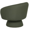 Poltrona Decorativa Liz Base Fixa Linho Verde - Casaepoltrona - 8