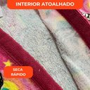 Ver imagem 5 de Roupão Aveludado Lepper Estampado Personagens Infantil Barbie P