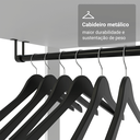 Ver imagem 7 de Guarda-Roupa Closet Modulado 2 Gavetas 129 cm Valencia Madesa