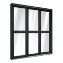 Ver imagem 1 de Porta de Aço de Correr Lateral com Travessa 3 Folhas 213x200cm Aço Pronto Riobras