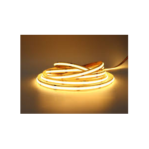 Fita Led Cob Super 5 Metros 12v 320leds por Metro Ip20 Alto Brilho com Fonte