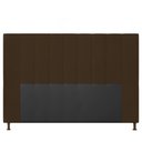 Ver imagem 4 de Cabeceira Casal Queen Cama Box 160cm para Quarto Malibu Suede Marrom M11 - D’Rossi