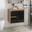 Ver imagem 2 de Gabinete para Banheiro Clarice 60 Cm com Tampo - Fabribam