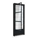 Ver imagem 2 de Porta de Aço de Giro com Postigo e Grade Quadrada 215x85cm Aço Pronto Riobras Abertura Direita