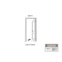 Ver imagem 3 de Porta de Aço de Giro com Postigo e Grade Quadrada 215x85cm Aço Pronto Riobras Abertura Direita