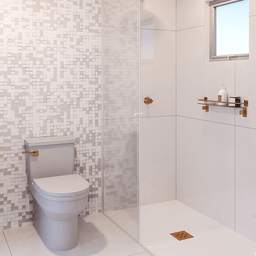 GRELHA RALO LINEAR NOVII P/CAIXA SIFONADA 15CM RED GOLD 4028 - 2