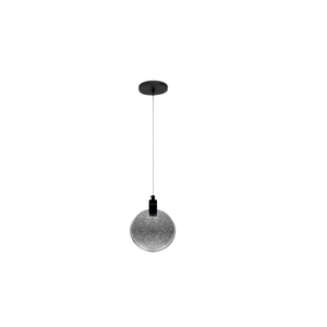 Pendente Redondo Cristal Bolhas Luminária Moeda Bolachao Led 7w 3500k Cabeceira Lavabo Balcão Equipe