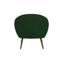 Ver imagem 2 de Poltrona Decorativa Sacha Veludo Verde