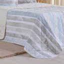Ver imagem 5 de Kit Colcha Queen 200 Fios Estampada New 100% Algodão 240x260cm Ligne