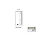 Ver imagem 3 de Porta de Aço de Giro Laminada 215x70cm Aço Pronto Riobras Abertura Direita Preto