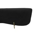Ver imagem 4 de Puff Decorativo Orgânico Alana Couro Preto