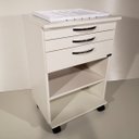 Ver imagem 1 de Mesa Auxiliar Clínico 02 Gavetas - Deki