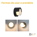Ver imagem 6 de Kit 12 Arandela Sobrepor Led 8w Ip65 Sauna Prova D'agua Opus