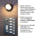 Ver imagem 3 de Kit 12 Arandela Sobrepor Led 8w Ip65 Sauna Prova D'agua Opus