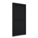 Ver imagem 1 de Porta de Aço de Giro Calha 215x85cm Aço Pronto Riobras Abertura Esquerda Preto