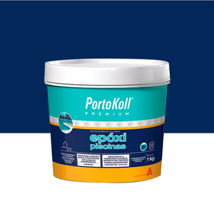 Rejunte Portokoll Epóxi Piscina 1kg Azul Royal