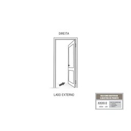 Porta de Aço de Giro Calha 215x100cm Aço Pronto Riobras - 3