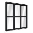 Ver imagem 1 de Porta de Aço de Correr Lateral com Travessa 3 Folhas 213x150cm Aço Pronto Riobras